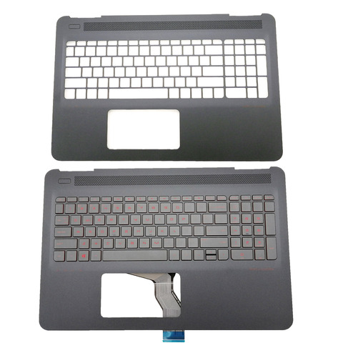 New Laptop Case For HP OMEN 15-AX 15-DP TPN-Q173 G35 Laptop Palmrest with keyboard 905118-001 859735-001 ► Photo 1/6