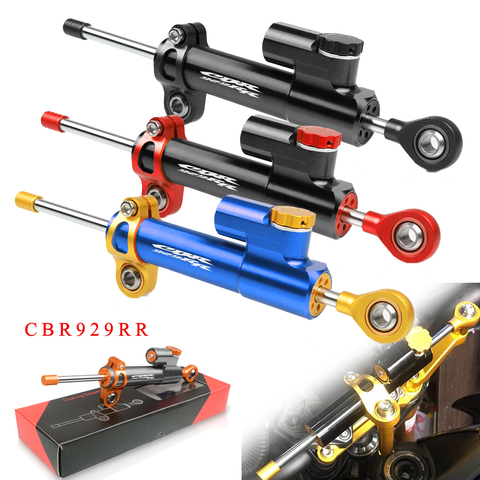 CBR929RR Universal Motorcycle CNC Adjustable Steering Damper Stabilizer FOR HONDA CBR929RR CBR 929RR CBR 929 RR 2000 2001 ► Photo 1/6