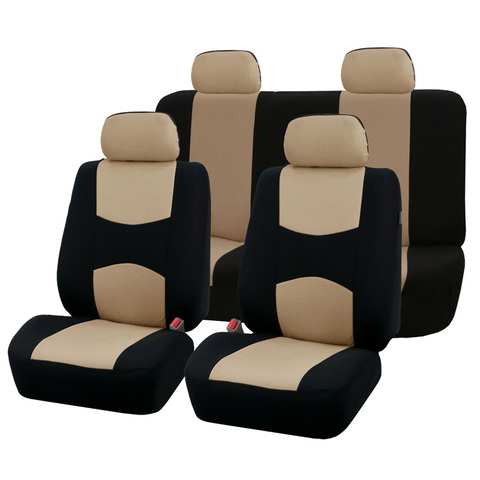 Full Set Car Seat Covers Universal Fit Car Seat Protectors High Quality Auto Car Interior Accessories Beige For Lada Largus ► Photo 1/6
