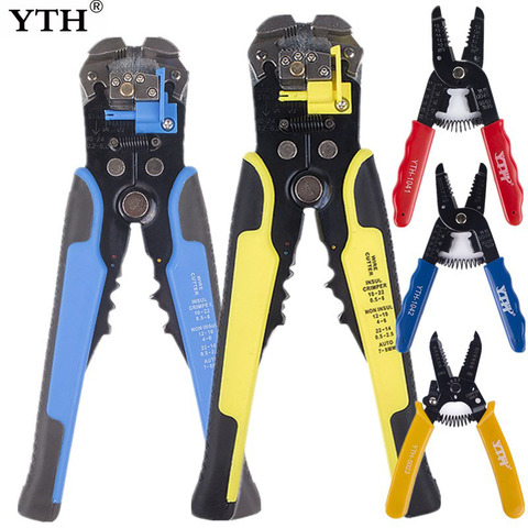 YTH wire stripper stripping cable insulation removal tool for electrician side cutter cutting pliers clamps nippers hand tools ► Photo 1/6