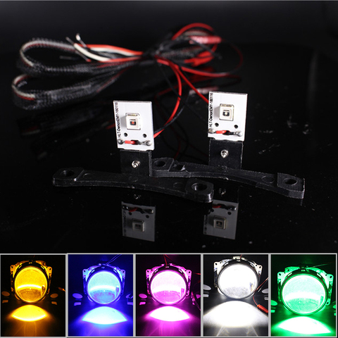 Car Styling LED DRL Demon Evil Eye Devil Eyes LEDs Module For Headlight Projector Lens Retrofit Yellow Red Blue White Green ► Photo 1/6