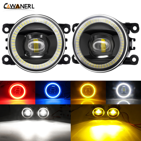 Car LED Fog Light Assembly Angel Eye Daytime Running Lamp DRL 30W For Suzuki Jimny SX4 Grand Vitara Swift Alto Splash XL7 Ignis ► Photo 1/6