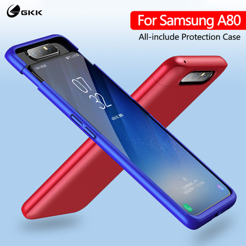 GKK 3 in 1 Original for Samsung Galaxy A80 Case 360 Full Protection Anti-knock Matte Hard PC Cover for Samsung A80 Case Coque ► Photo 1/6