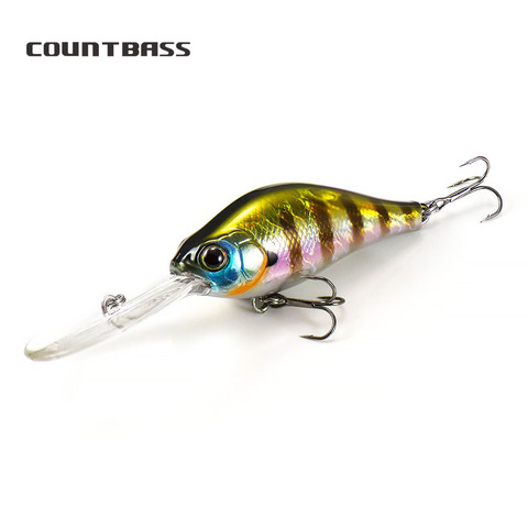 COUNTBASS 65mm 14.5g Crankbait Deep Diver Floating Hardbaits Fishingg Lures Diving Depth 4m Crank Wobblers  Angler's Lure ► Photo 1/6