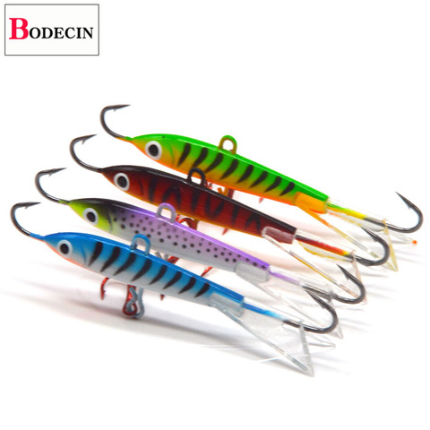 Lead Jigging Hooks For Fishing Lure Balancer Vibration Crankbait Hard/Artificial Bait Winter Walleye Pike Perch Ice Jig 4pcs ► Photo 1/6