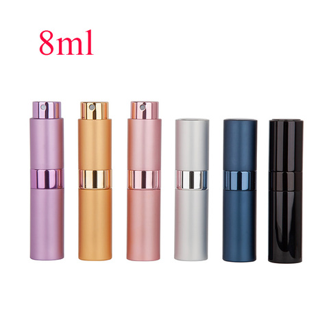 8ml10ml15ml metal aluminum perfume bottle cosmetic spray bottle portable empty bottle travel sub-bottle liner glass For travel ► Photo 1/6