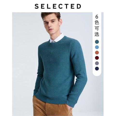 Gomis Men Winter Warm Knitted Sweater Casual Pullover Round Neck 