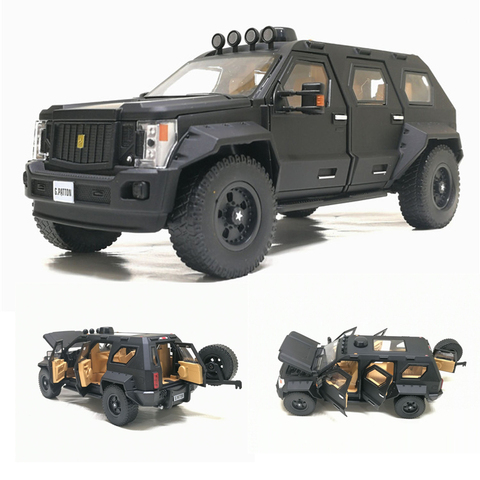 New 1/32 G.PATTON SUV Truck Diecast Model Car SUV Toys For Children Sound Lighting Pull Back Gifts Free Shipping ► Photo 1/6