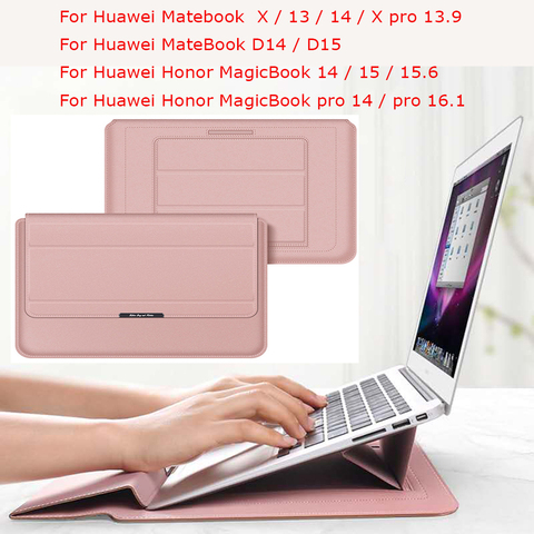 2022 Multifunctional waterproof bag For Huawei Matebook X Pro 2022 D 15 14 13 Laptop Sleeve Case honor Magicbook 14 15.6 Shell ► Photo 1/6