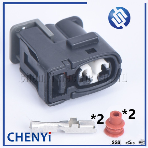 2 pin high quality automotive plug connector Elantra ignition Coil Female(2.2) Injector Automotive 2JZ-GE 90980-11246 MG642273-5 ► Photo 1/5