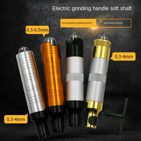 1set Rotary Tool Accessories Flexible Shaft  handle 0.3-4/6.5mm Electric Drill Chuck for crafts carving polishing Power tool ► Photo 1/5