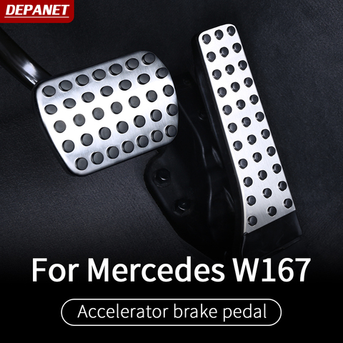 Throttle brake pedal For Mercedes gle w167  gls w167 x167 550 gle 2022 gle 350450 500e  exterior decoration accessories ► Photo 1/6
