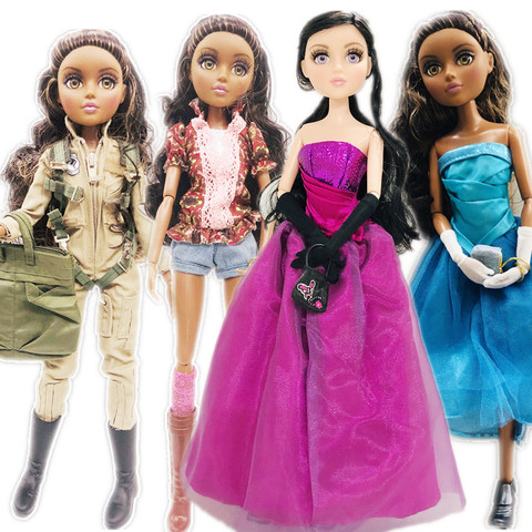 new 36cm Original Girls MGAdoll 3D big Violet brown eyed girl Princess Dolls 11 joints Princess doll toy Dol Christmas Gift ► Photo 1/4