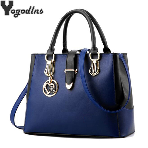 2022 Sweet Handbags for Women New Fashion Designer PU Leather Shoulder Bags Female Top-Handle Tote Crossbody Messenger Bag ► Photo 1/6