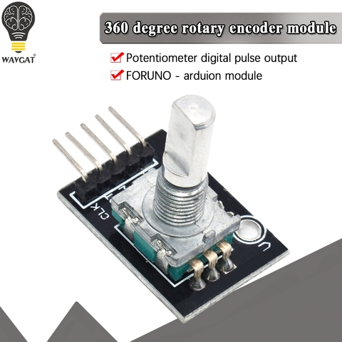 360 Degrees Rotary Encoder Module Brick Sensor Switch Development KY-040 for arduino ► Photo 1/6