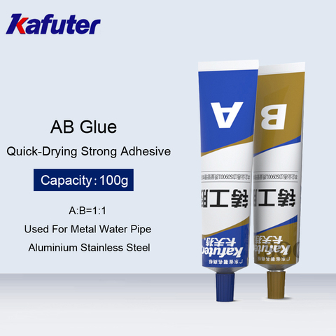 Kafuter AB Glue Metal Repair Adhesive Super Curing Liquid For Water Pipe leaking Stainless Steel Waterproof Strong Adhesive Glue ► Photo 1/6