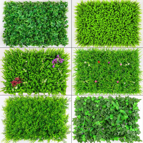 40x60cm Artificial Green Plant Lawns Carpet for Home Garden Wall Landscaping Green Plastic Lawn Door Shop Backdrop Image Grass ► Photo 1/6