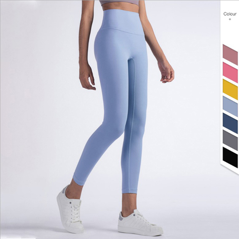 Vnazvnasi 2022 Hot Sale Fitness Female Full Length Leggings 8 Colors Running Pants Comfortable And Formfitting Yoga Pants ► Photo 1/6