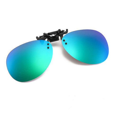 Detachable Night Vision Lens Driving Metal Polarized Clip On Glasses Sunglasses Car Driver Goggles ► Photo 1/6