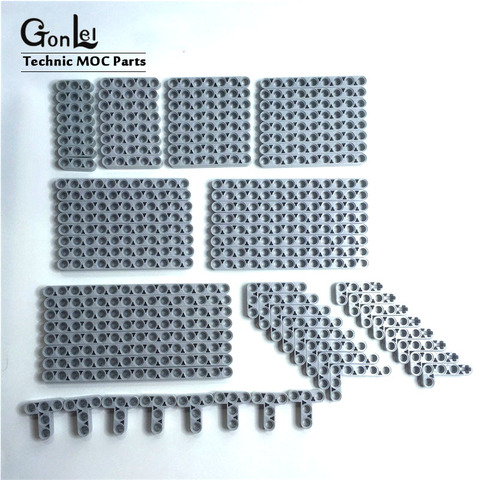 80Pcs/lot High-Tech Parts Beams Liftarm 32523 32524 32525 40490 41239 60484 MOC Building Blocks Bricks Bulk DIY Parts Toys Gifts ► Photo 1/6