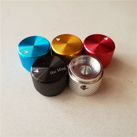 5pcs aluminum knob Knurled potentiometer knob 20*15.5*6mm potentiometer cap Volume knob switch cap for HI-FI amplifier ► Photo 1/6