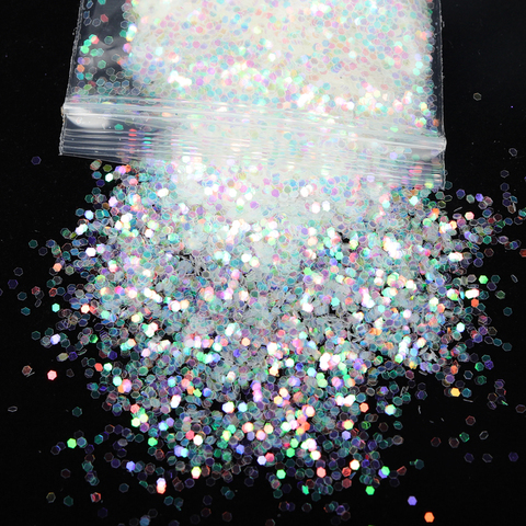 10g/bag Nail Glitter Powder Sequins Nail Flakes Dust Sparkly 0.2mm Sequins Chrome Pigment Polish Manicure Nail Art Decorations ► Photo 1/6