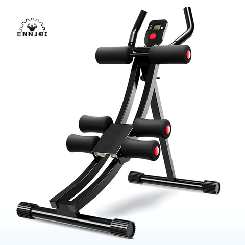 Vertical Abdomen Machine Handrail Abdominal Roller Coaster Indoor Fitness Muscle Training Device Adjustable Abdominal Trainer ► Photo 1/6