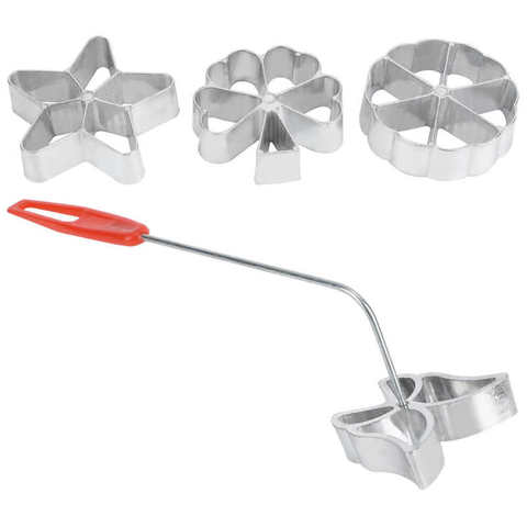 4Pcs Cake Printing Pastry Mold Biscuit Dessert Maker Waffle Model Set Baking Accessories ► Photo 1/6