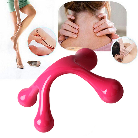 Body Massager Health Balance Four Ball Back Massage Stick Relax Acupressure  Tool