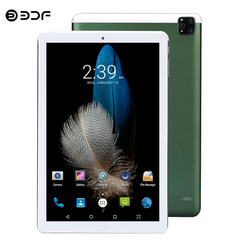 BDF Factory direct Sell 10 Inch Android Quad Core Tablet Pc Google Play 1GB/16GB Phone Calling Tab Dual SIM Cards Tablets 10.1 ► Photo 1/6
