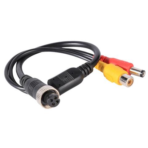Aviation Connector to RCA Female DC Male Extension Cable Adapter 4Pin Accessories for Car Camera Security DVR CCTV ► Photo 1/6