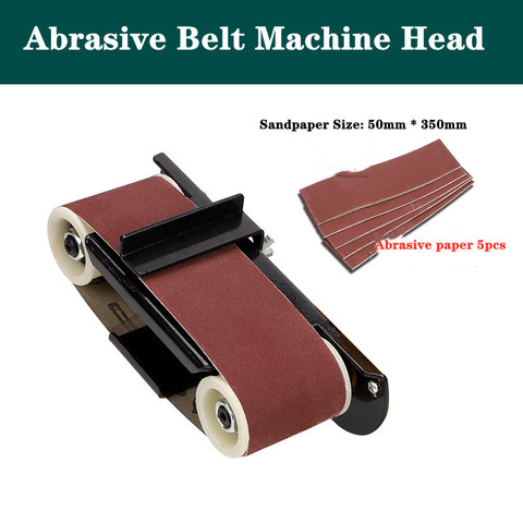 Small Polishing Machine Table Grinding Metal Woodworking Grinding Machine DIY Table Multifunctional Aabrasive Belt Head ► Photo 1/1