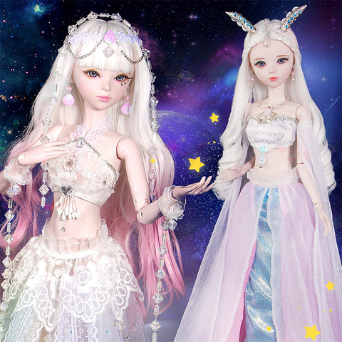 12 Constellations 60cm 1/3 Bjd Doll Female Zodiac Jointed Dolls Cancer Capricorn Star Sign Toy Doll Girls Toys Birthday Gift ► Photo 1/6