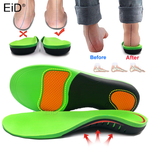 Best EVA Orthopedic Shoes Sole Insoles For feet Arch Foot Pad X/O Type Leg Correction Flat Foot Arch Support Sports Shoes Insert ► Photo 1/6
