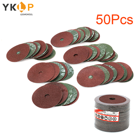 5 Inch Resin Fiber Disc Grinding Sanding Discs with 5/8