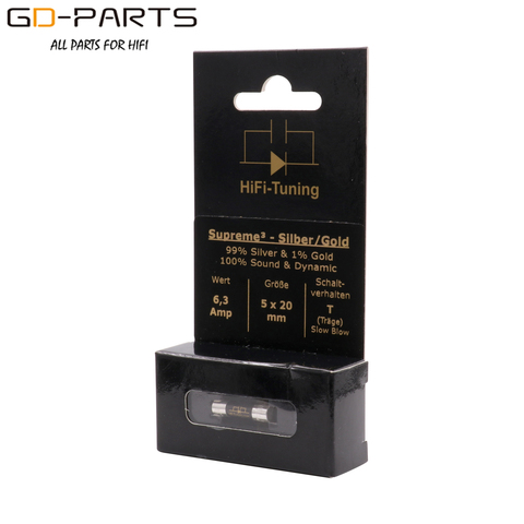 Germany HiFi Tuning 5x20mm 6.3x32mm Fuse 0.25A 0.5A 0.63A 1A 2A 3.15A 4A 5A 6.3A 8A 10A Hifi Audio DIY AMP CD DAC DVD Turntable ► Photo 1/6