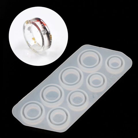 8Pcs Assorted Sizes Ring Silicone Mold For Resin Jewelry Resin Casting Mold US Size 5-12 ► Photo 1/6