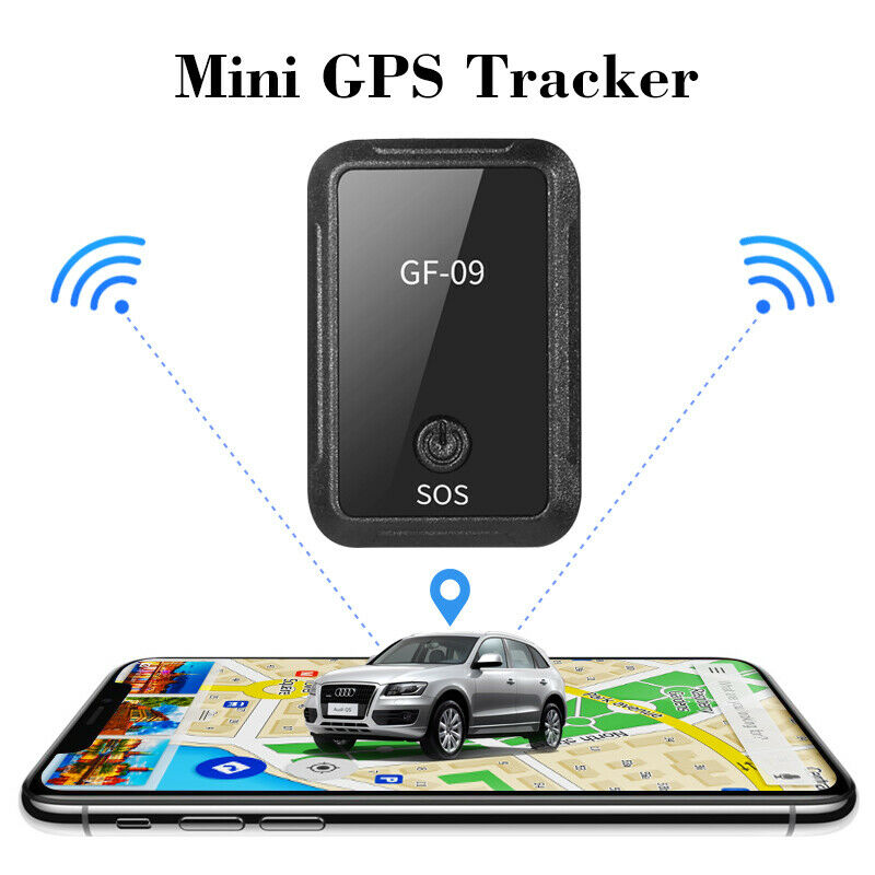 GF-09 Magnetisches Mini Auto Fahrzeug GPS Tracker Voice Echtzeit-Ortungsgerät 