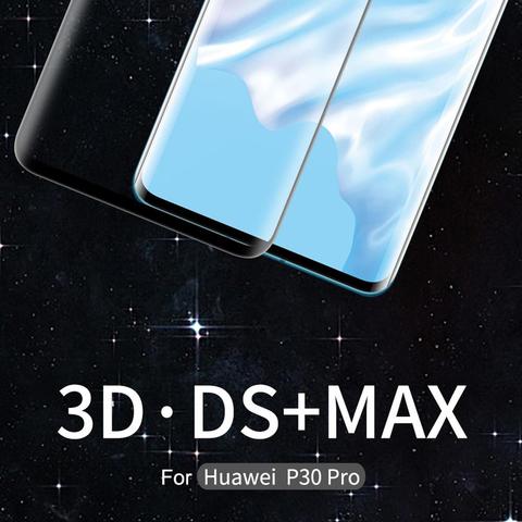 NILLKIN 3D DS MAX Protective Screen Protector For Huawei Mate 20 Pro Glass For Huawei P30 Pro Tempered Glass 9H Safety 6.39/6.2 ► Photo 1/6