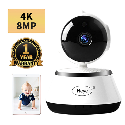 N_eye 8MP 4K/1080P HD Home Security IP Camera Two Way Audio Wireless Camera Night Vision CCTV WiFi Camera Baby Monitor Pet cam ► Photo 1/6