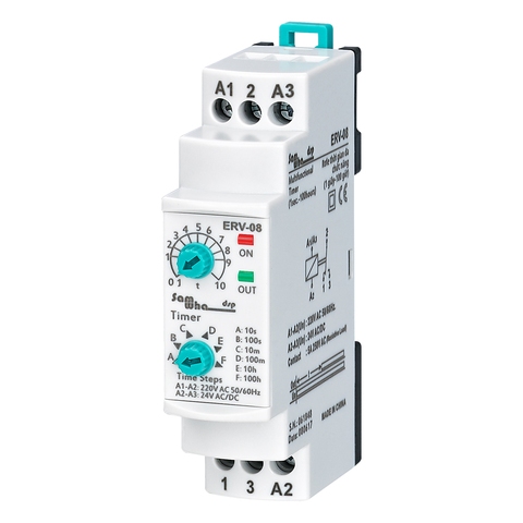 On Delay Multifunctional Time Relay Electronic Adjustable (0,1sec. - 100 hours.) ► Photo 1/5