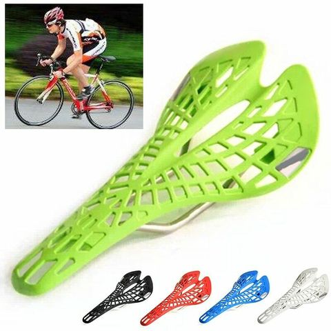 Bicycle Saddle Inbuilt Suspension Lightweight Plastic Bicycle Saddle Seat Cushion Bicycle Saddle Uprated Comfortable Saddle ► Photo 1/6