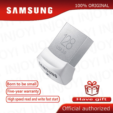 SAMSUNG USB Flash Drive Disk USB 3.0 130MB/S  32GB 64GB 128GB Mini Pen Drive Tiny Pendrive Memory Stick Storage Device U Disk ► Photo 1/6