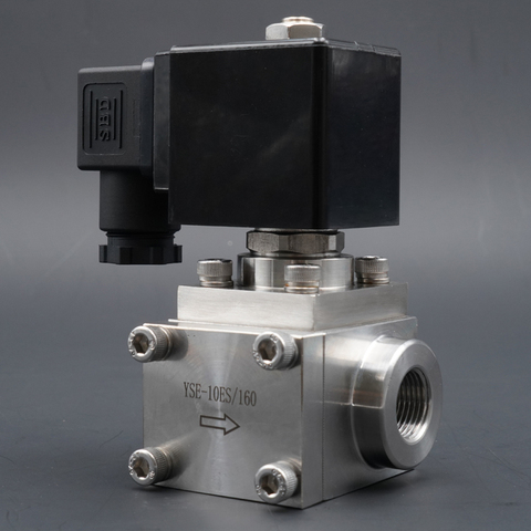 Solenoid Valve Normally Closed valve 304 Stainless Steel High Pressure Car Wash 0~300bar NC water Valve 3/8