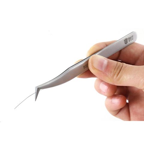 1PCS Oreginal BST-6A 302 stainless steel tweezers wear-resistant matte antacid anti-magnetic tweezers ► Photo 1/1