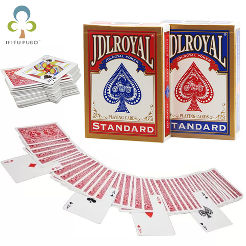Newest Jdlroyal Poker Red/Blue  Regular Playing Cards Standard Sealed Decks Magic Tricks Poker Playing Cards Magice Tricks ZXH ► Photo 1/6