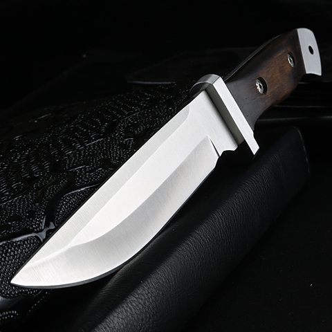 XUAN FENG Outdoor Knife Camping High Hardness Survival Knife Handmade Hunting Straight Knife Tactical Cold Weapon Knife ► Photo 1/6