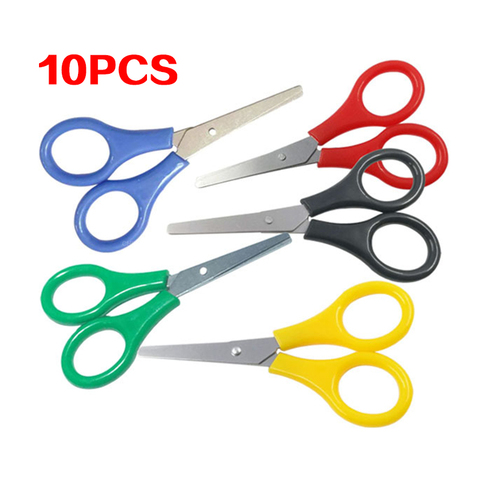 10pcs Small Scissors Sewing Kit Nail Scissors Nose Hair Student Scissors Handmade Scissors Safety Scissors Children JD001 ► Photo 1/6