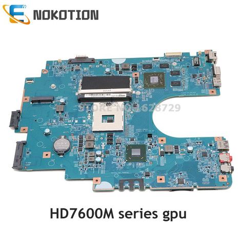 NOKOTION A1892051A A1892044A 48.4MR10.021 MBX-267 Main board For Sony SVE17 SVE1711 laptop motherboard HM76 DDR3 HD7600M GPU ► Photo 1/6