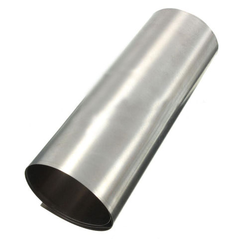 0.1mm thick titanium foil sheet 100x300mm metal processing material, corrosion-resistant titanium processing ► Photo 1/5